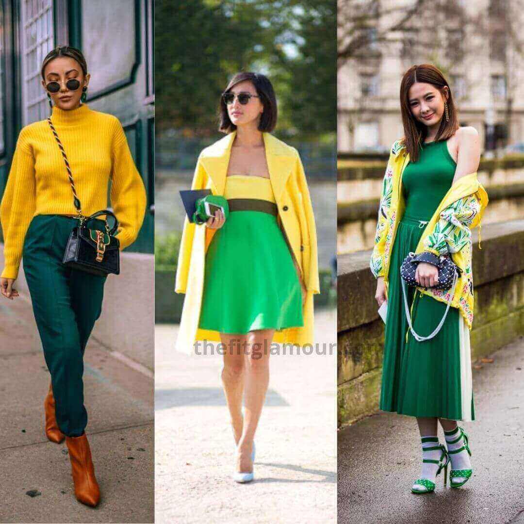 yellow and green combination